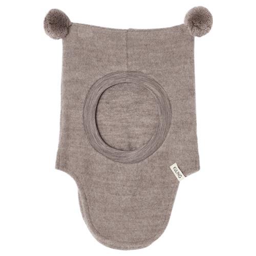 Kuling Adelaide Balaclava I Uld Brown Melange  50 cm Wool Brun  50 cm  Unisex