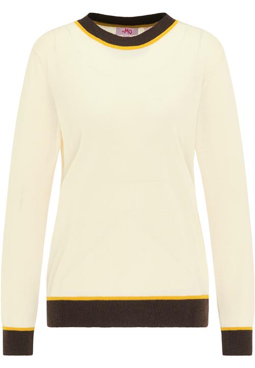 MYMO Pullover  gul / sort / æggeskal
