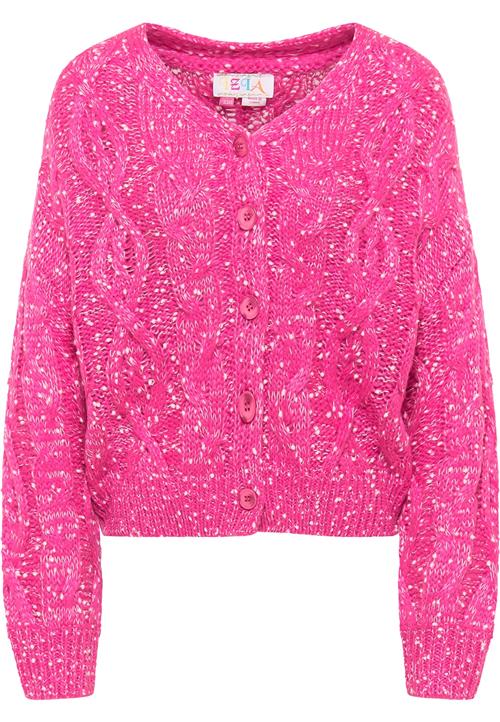 IZIA Cardigan  neonpink / hvid