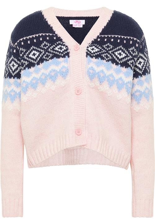 MYMO Cardigan  lyseblå / mørkeblå / pastelpink / hvid