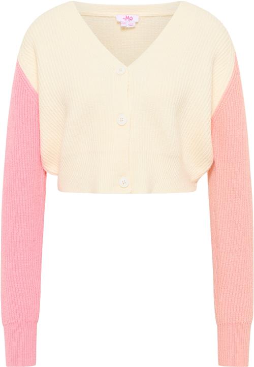 MYMO Cardigan 'Nolie'  pink / lys pink / uldhvid