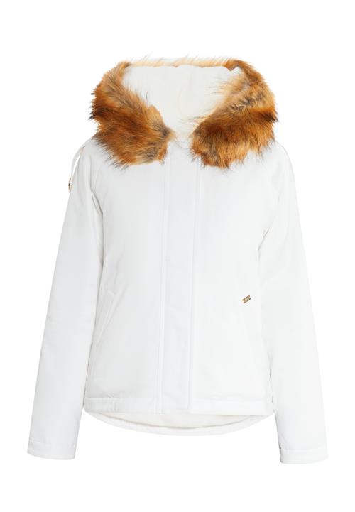 faina Vinterjakke  brun-meleret / hvid