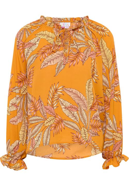 IZIA Bluse  lysegul / orange / lyserød / gammelrosa