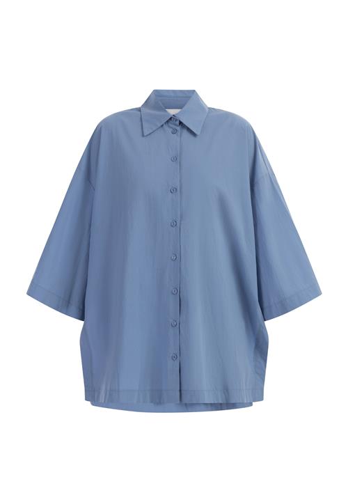 RISA Bluse  dueblå