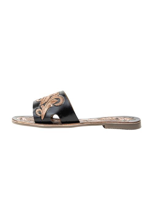 usha FESTIVAL Pantoletter  sand / sort