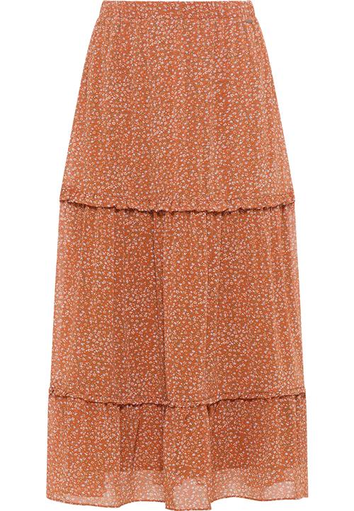 DreiMaster Vintage Nederdel  creme / røgblå / grøn / hummer