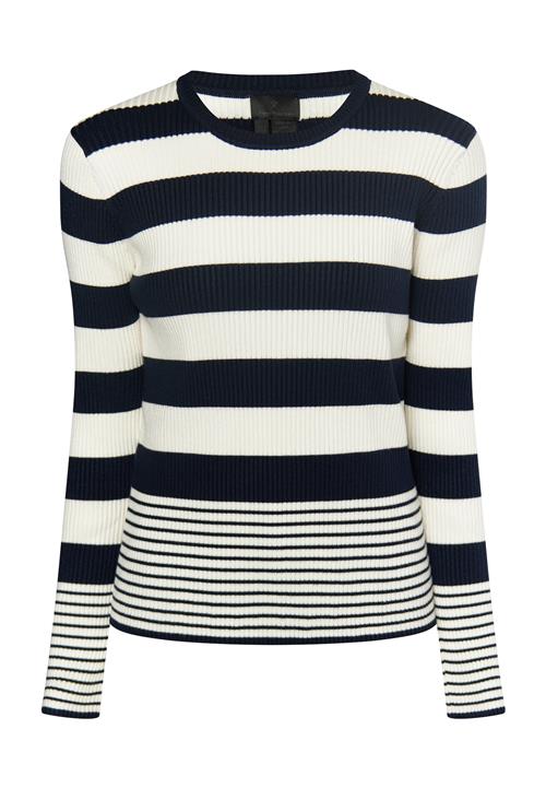 DreiMaster Klassik Pullover 'Baradello'  marin / uldhvid