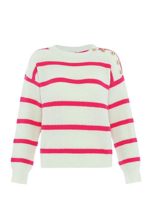 Se faina Pullover  pink / uldhvid ved About You