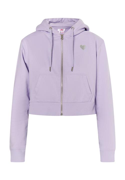 MYMO Sweatjakke 'Biany'  grå / pastellilla