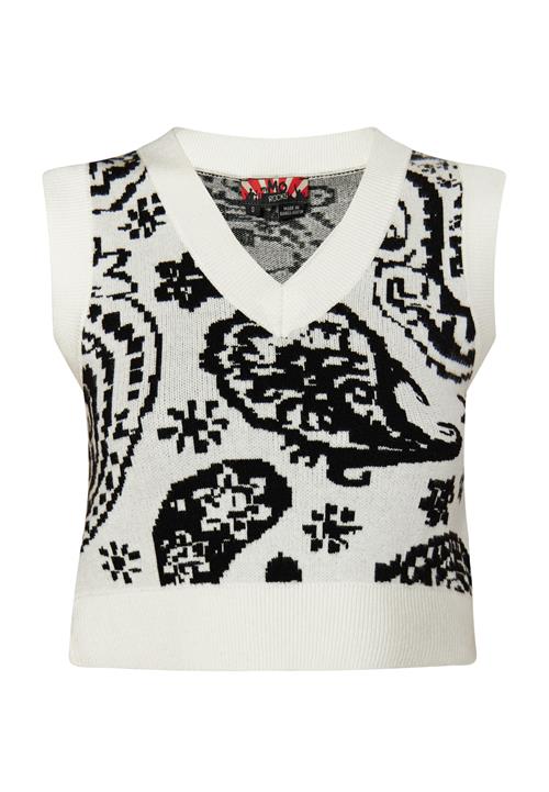 myMo ROCKS Pullover 'Ucy'  sort / hvid