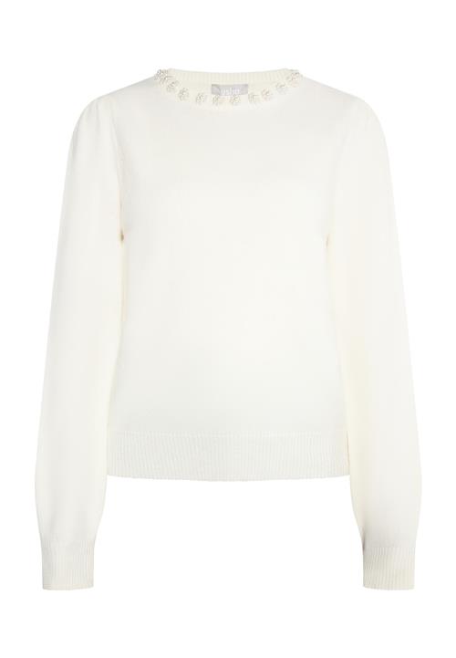 Usha Pullover 'Lurea'  perlehvid / uldhvid