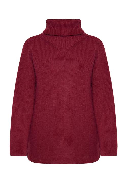 usha WHITE LABEL Pullover 'Teylon'  mørkerød