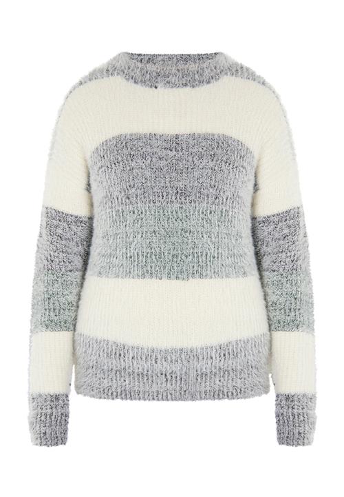 myMo ROCKS Pullover  creme / grå