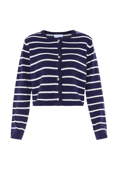 usha BLUE LABEL Cardigan  marin / hvid