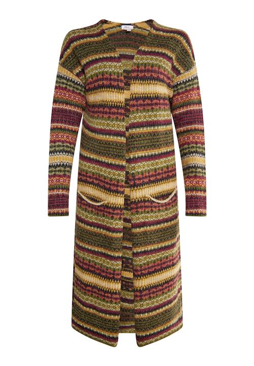 usha FESTIVAL Cardigan 'Carnea'  navy / gul / oliven / rød