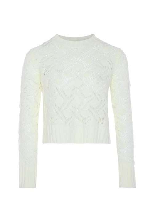 swirly Pullover  uldhvid