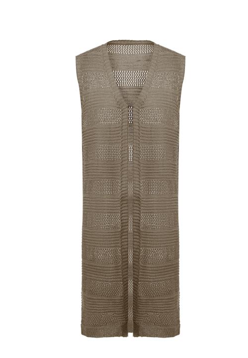 BLONDA Strikvest  taupe