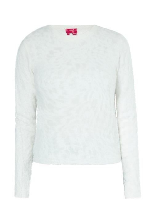 swirly Pullover  hvid