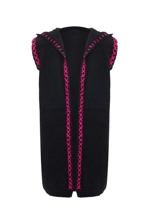 IZIA Strikvest  pink / sort