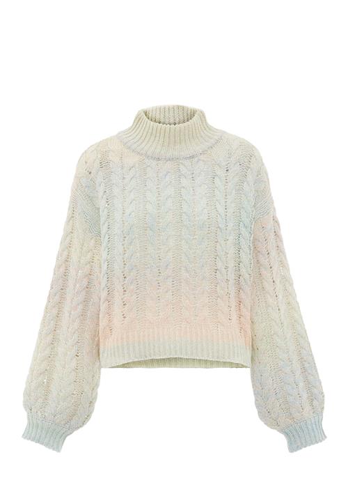 MYMO Pullover  pastelblå / abrikos / offwhite