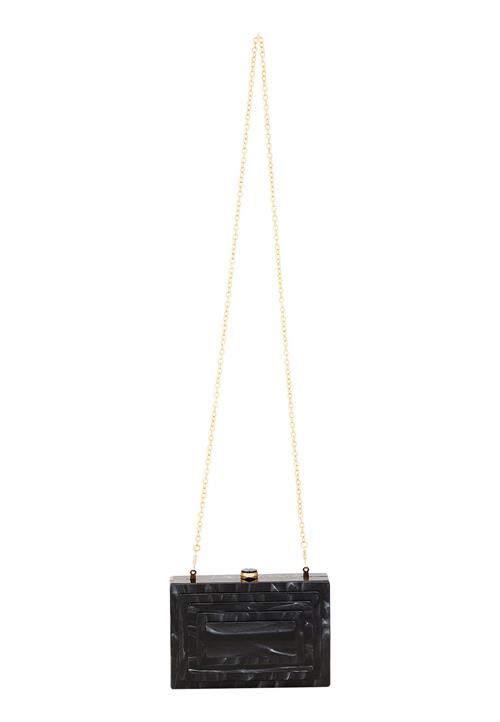 faina Clutch  lysegrå / sort