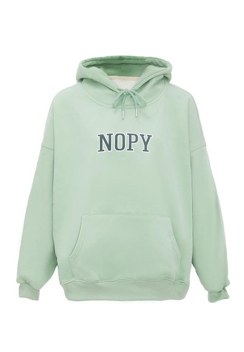 HOMEBASE Sweatshirt  mint / mørkegrøn / hvid
