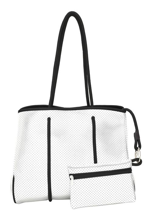 FELIPA Shopper  sort / hvid