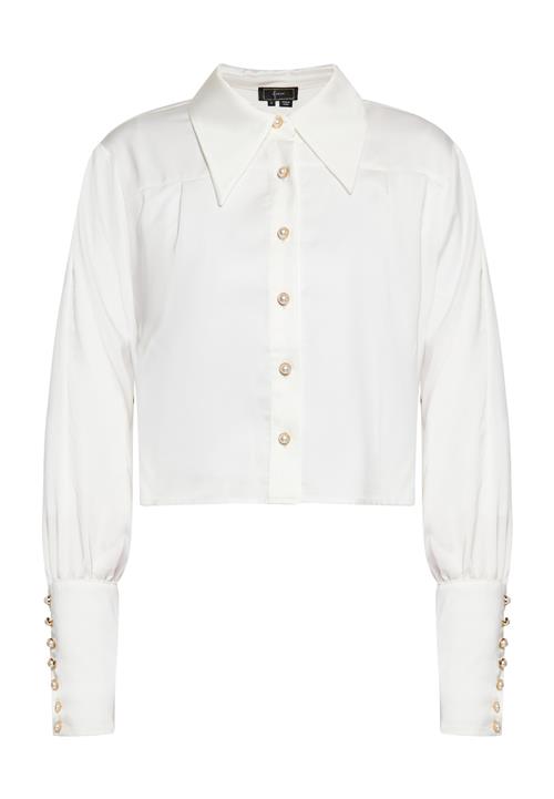 faina Bluse  uldhvid