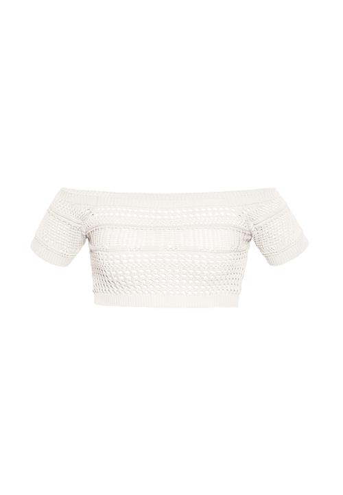 swirly Pullover  hvid