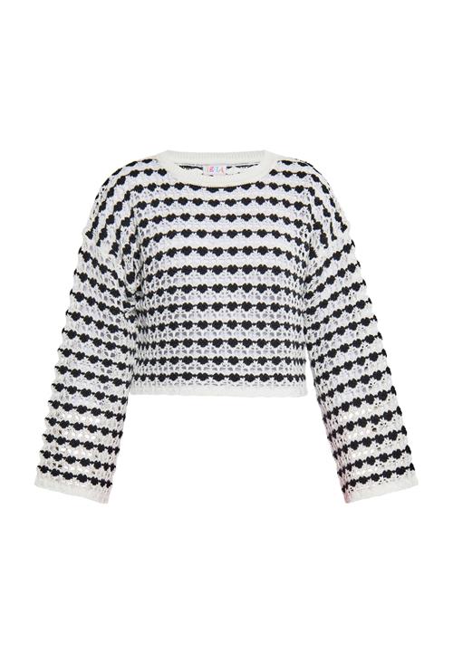 IZIA Pullover  sort / hvid