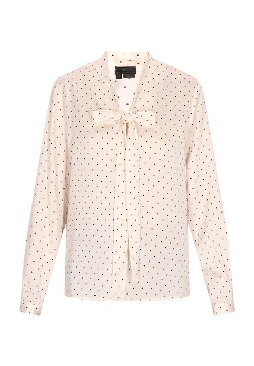 DreiMaster Klassik Bluse  ecru / sort