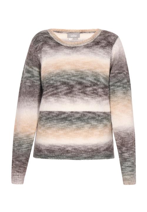 Usha Pullover  nude / grå / mørkegrå