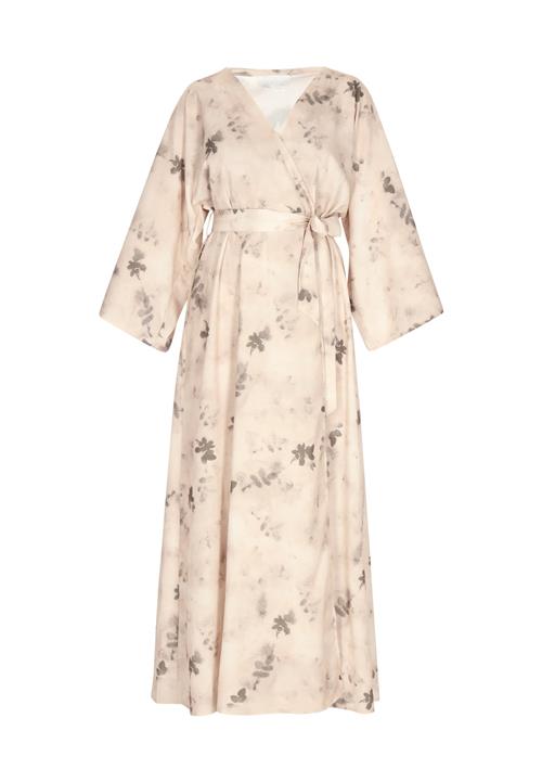 usha WHITE LABEL Kjole  beige / mørkegrå
