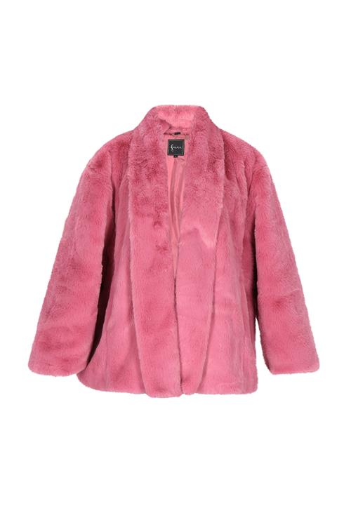faina Vinterfrakke  mørk pink