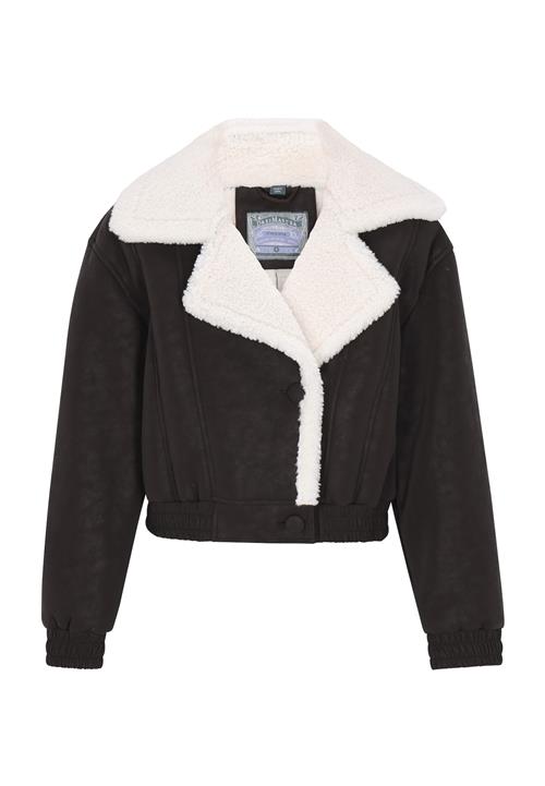 DreiMaster Vintage Vinterjakke  antracit / hvid