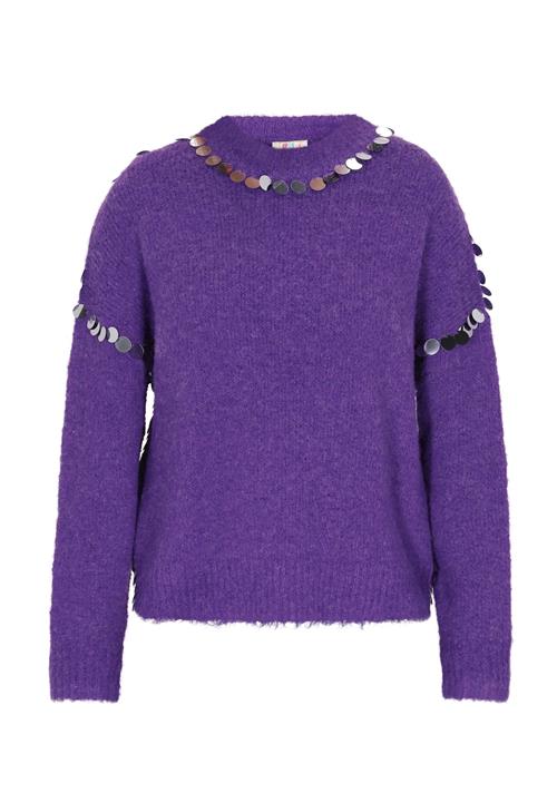 IZIA Pullover  lilla / sølv
