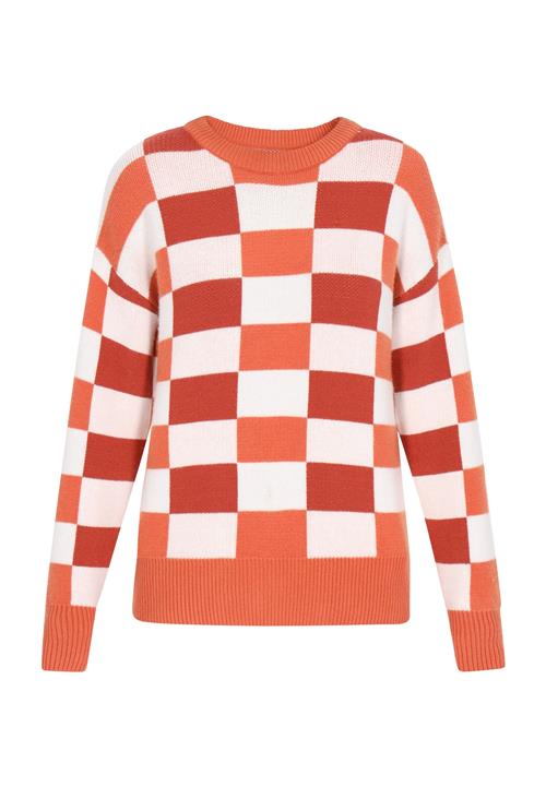 swirly Pullover 'Back To School'  orange / hummer / hvid