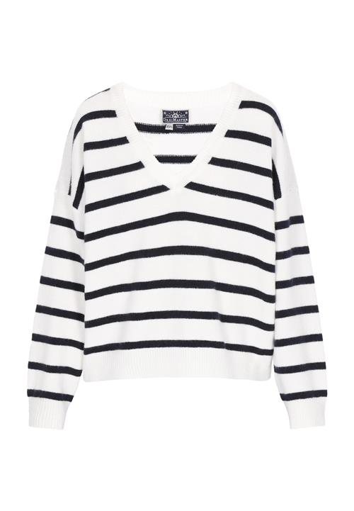 DreiMaster Maritim Pullover 'Classic Look'  marin / hvid