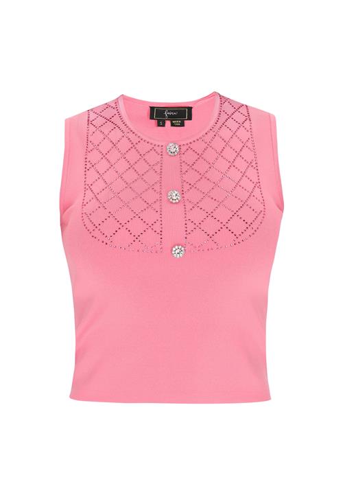 faina Sticktop  lys pink / sølv