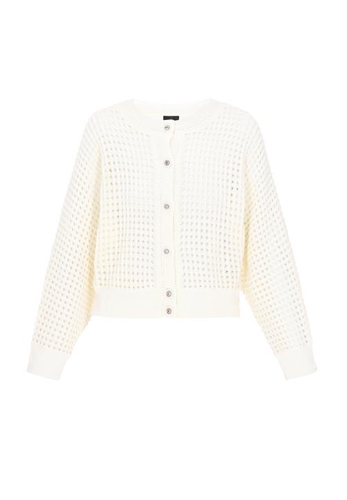 DreiMaster Klassik Cardigan 'Classic Look'  hvid