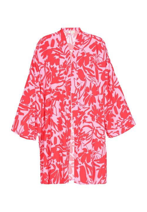 IZIA Kimono  gammelrosa / lys rød