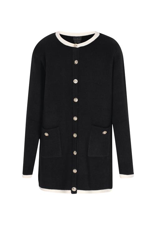 DreiMaster Klassik Cardigan  sort / hvid