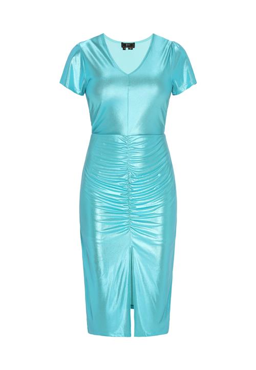 faina Kjole  aqua