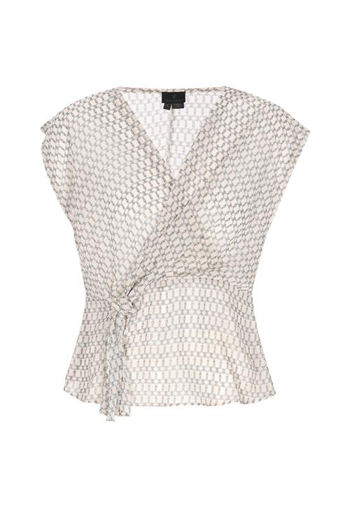 DreiMaster Klassik Bluse 'Classic Look'  hvid