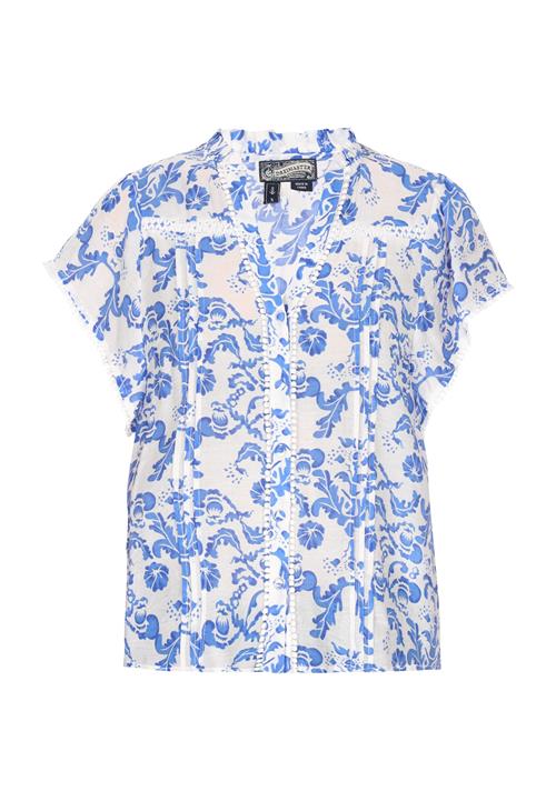 DreiMaster Vintage Bluse 'Vintage'  blå / hvid