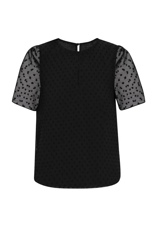 DreiMaster Klassik Bluse  sort