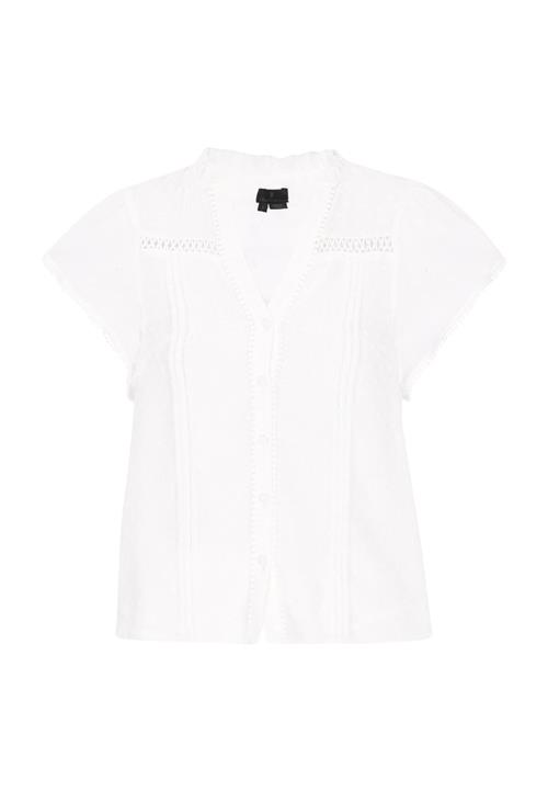 DreiMaster Klassik Bluse  hvid
