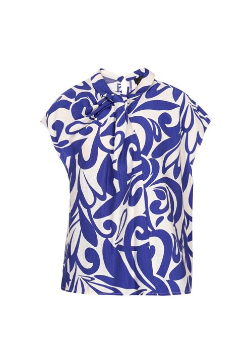 Se DreiMaster Klassik Bluse 'Classic Look'  ensian / hvid ved About You