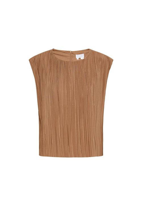 usha WHITE LABEL Bluse 'Everyday Fashion'  camel