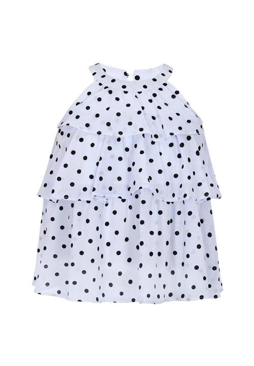 Se faina Bluse 'Fashion Look'  pastelblå / sort ved About You